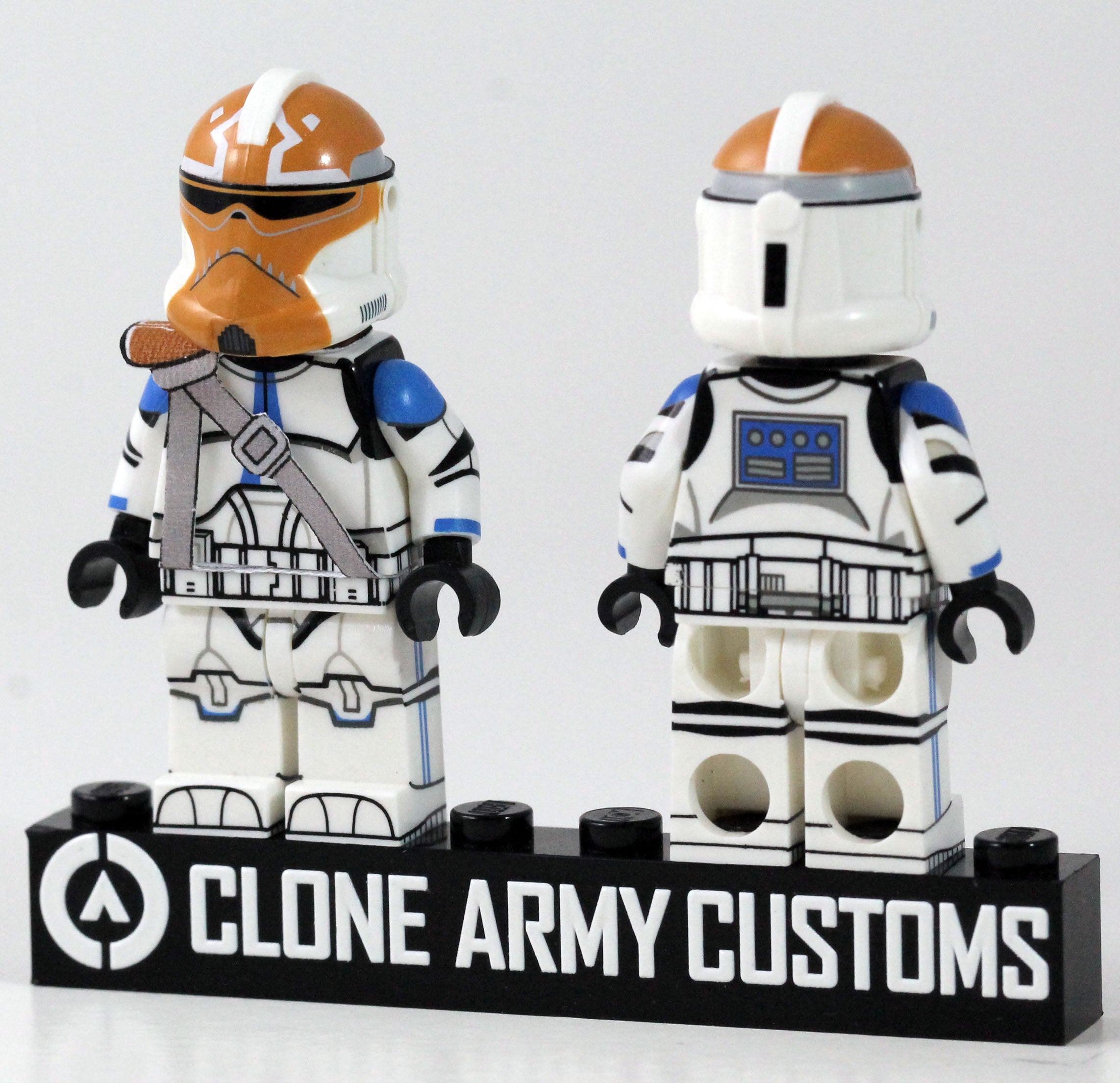 501st Ash Realistic Recon Trooper (Earth Orange) Star Wars Minifig - Clone Army Customs (CAC)