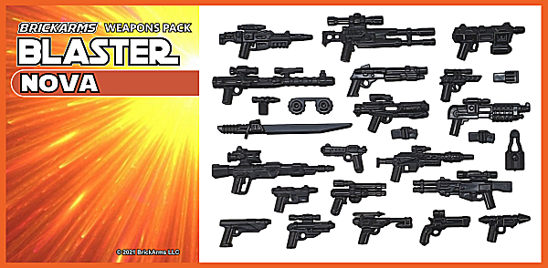 BrickArms Blasters Nova Minifigure Weapons Pack