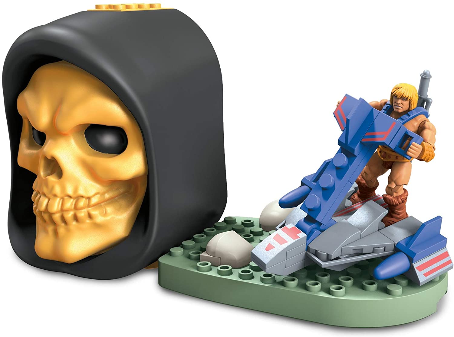 kvælende medaljevinder rigdom He-Man Jet Sled (Skeletor Head) - Masters of the Universe Mega Constru –  The Brick Show Shop