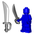 Pirate Cutlass - Brick Warriors