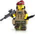 Modern Military British Paratrooper with Camo Minifig made using LEGO parts