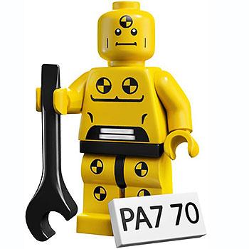 Demolition Dummy/Crash Test - Series 1 LEGO Collectible Minifigure (2010)