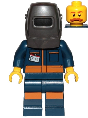 Welder, Mechanical Engineer (Male) - LEGO City Minifigure (2019)