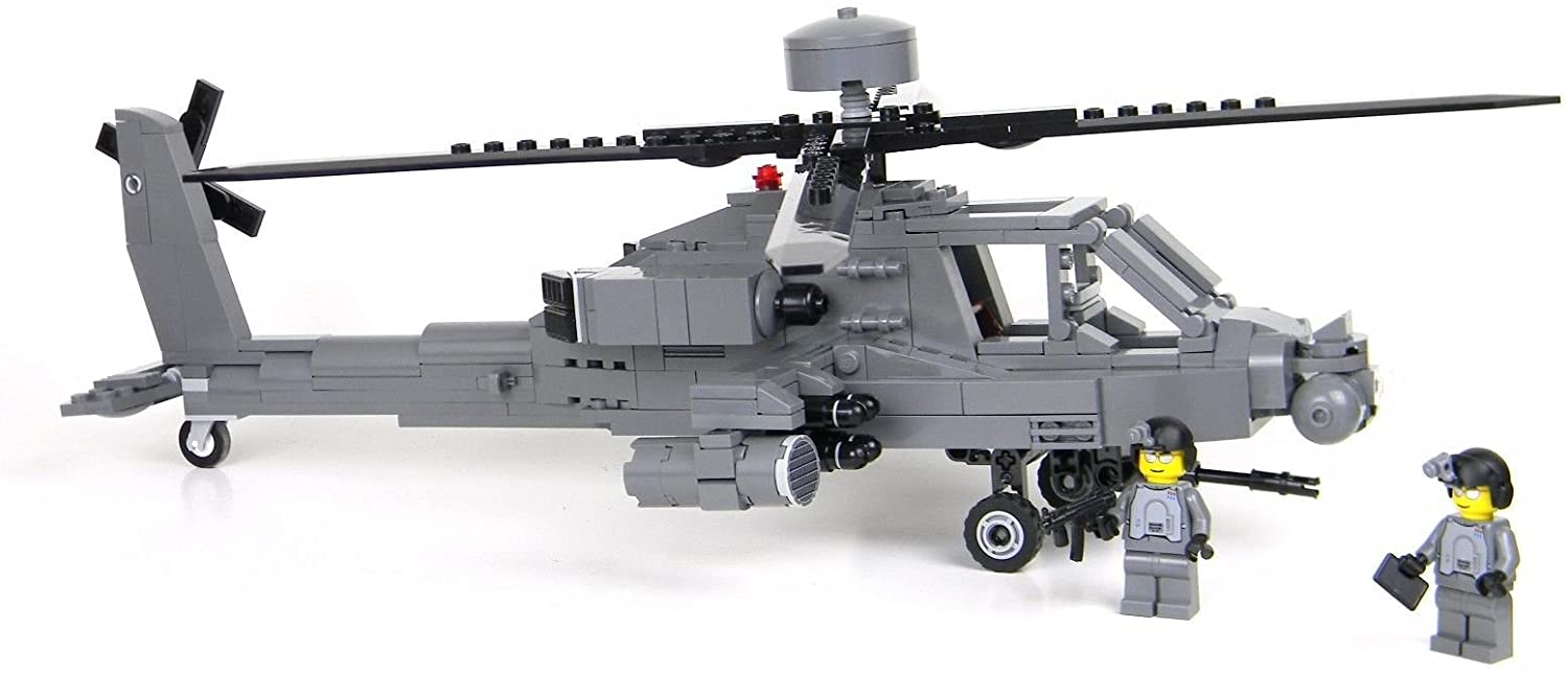 Army Attack Helicopter - Custom LEGO Military Set – Show Shop