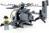 Army AH-6 Little Bird Helicopter (1x Pilot) made with LEGO parts