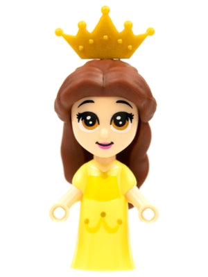 Belle Micro Doll (w/ Crown) - LEGO Disney Princess Beauty and the Beast (2021)