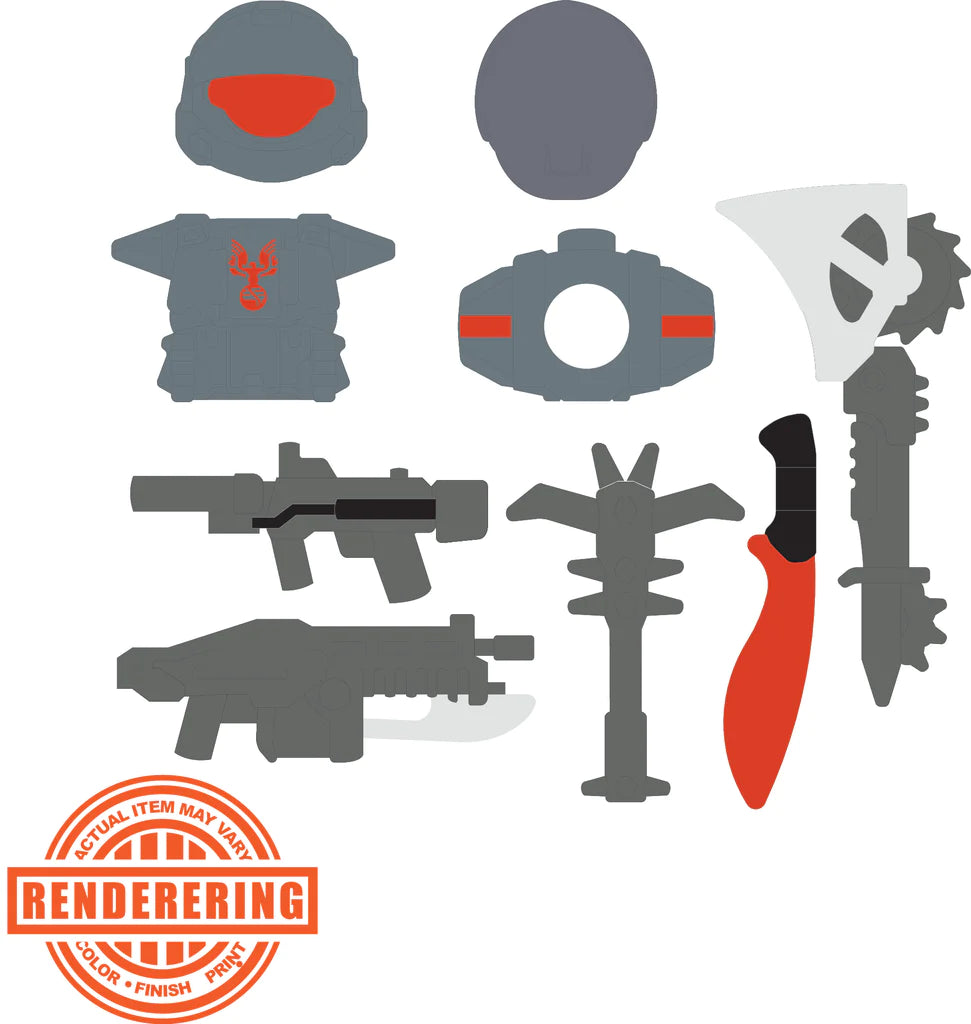 EGB Marine Shock Trooper Minifig Accessory Pack - BrickForge