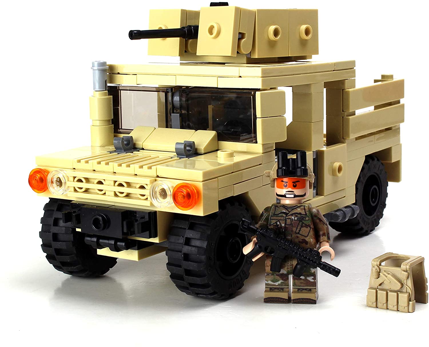 Army Tactical Gun Truck 4 x 4 - Custom Military Set