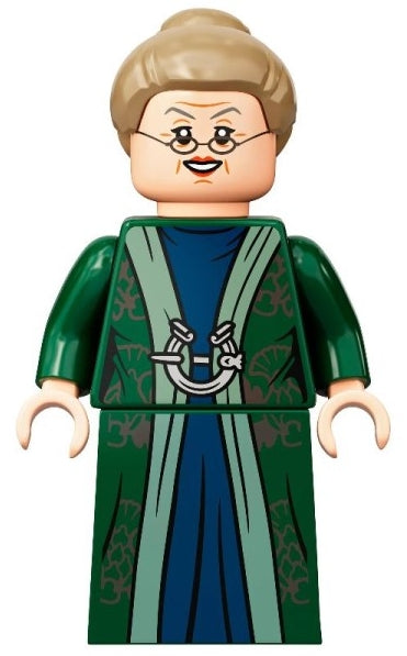 Professor Minerva McGonagall (Dark Green Robe) - LEGO Harry Potter Minifigure (2021)
