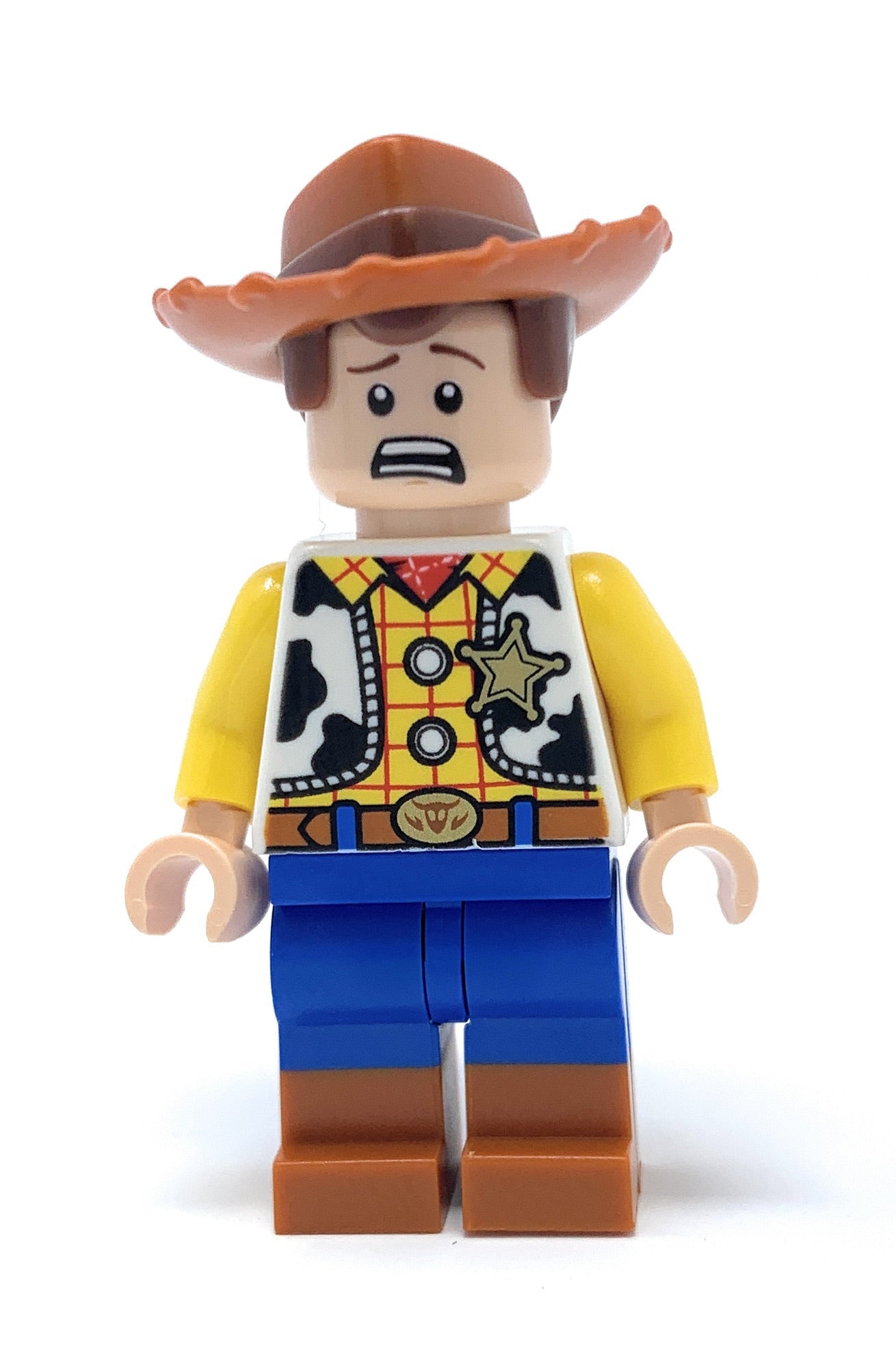 Woody (Scared Face) - LEGO Disney Pixar Toy Story 4 Minifigure