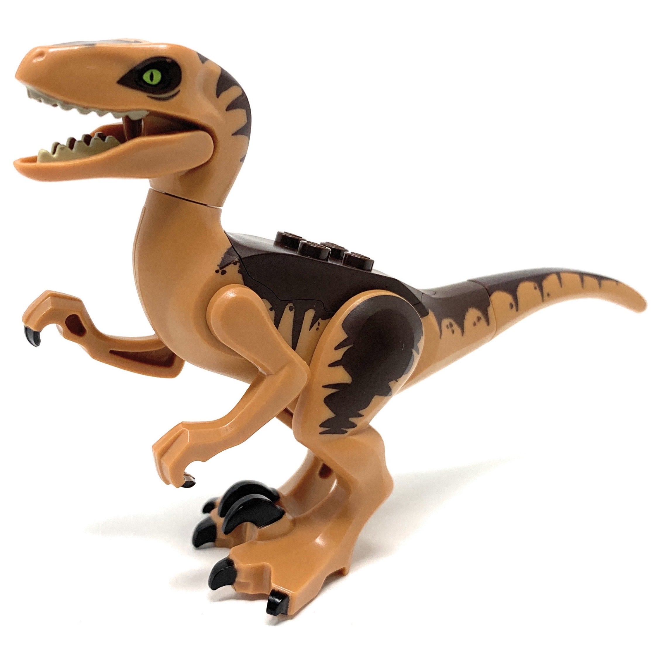 Velociraptor (Nougat with Dark Brown Marktings) - LEGO Minifigure (2018)