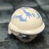 Arctic White Camouflage Tactical Helmet - BrickForge Part for LEGO Minifigures