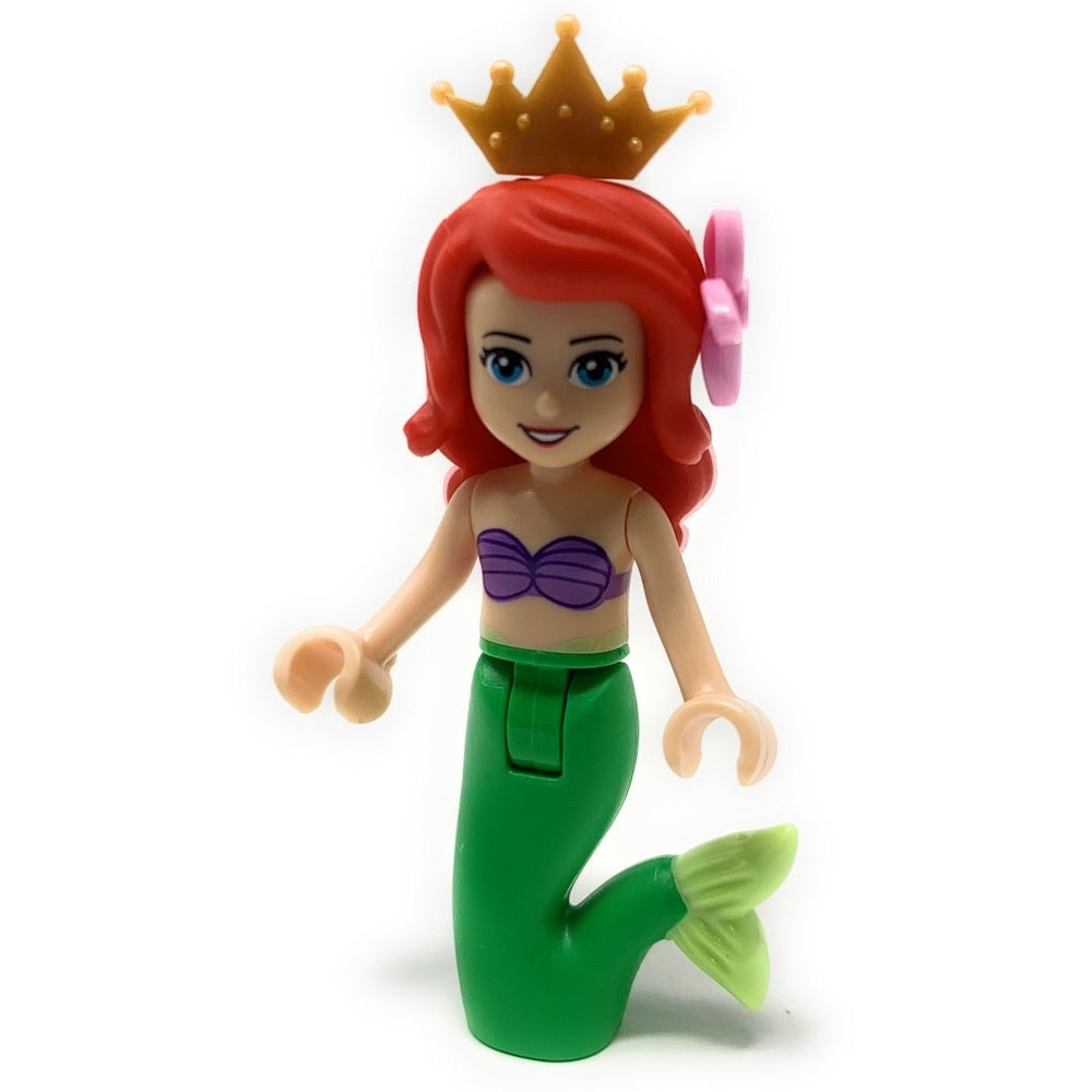 Ariel (w/ Crown) - LEGO Disney Princess Little Mermaid Minifigure (2016)