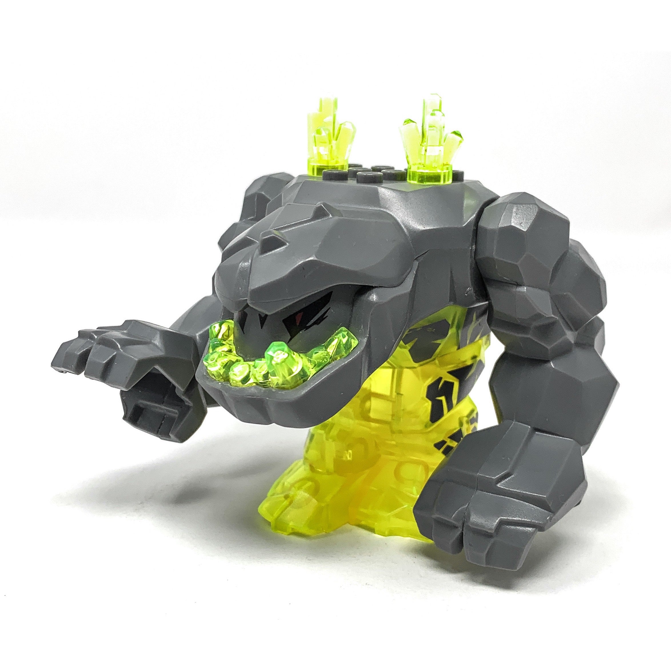 lego rock monsters Geolix w/ Crystals Rock Monster (Trans-Yellow)