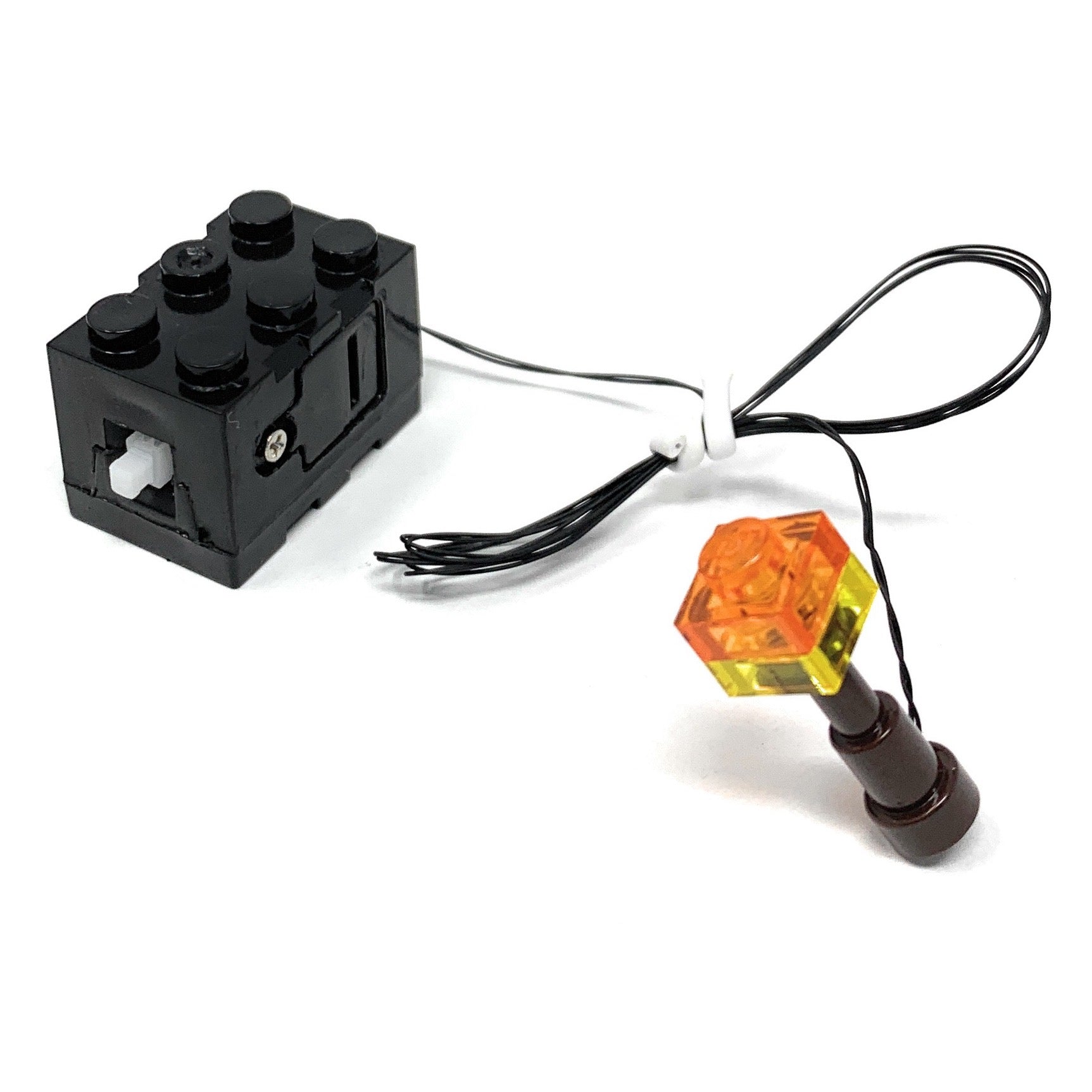 Light-Up Minecraft Torch for LEGO Minifigures