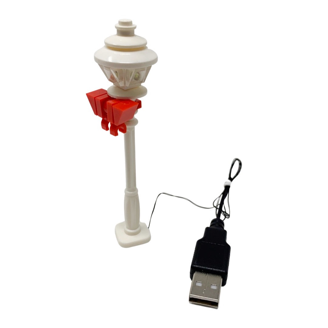 Christmas Light-Up USB Lamp Post (Yellow Light)