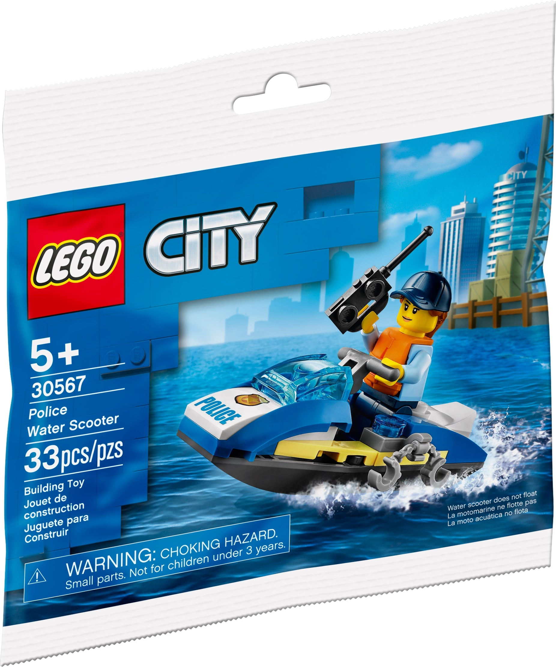 Police Water Scooter - LEGO City Polybag Set (30567)