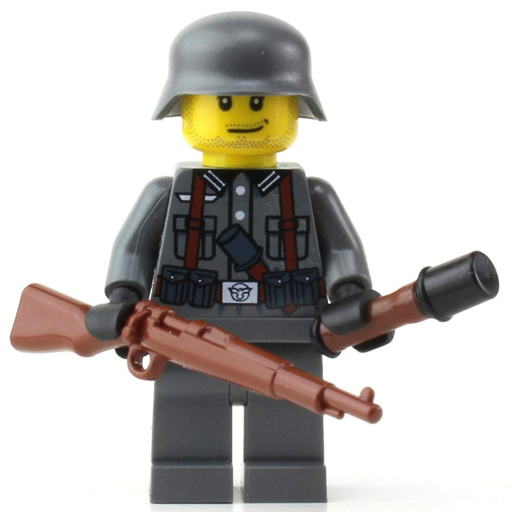 kobling flise Hals LEGO German Kar98 WW2 Soldier - Custom LEGO Military Minifigure – The Brick  Show Shop