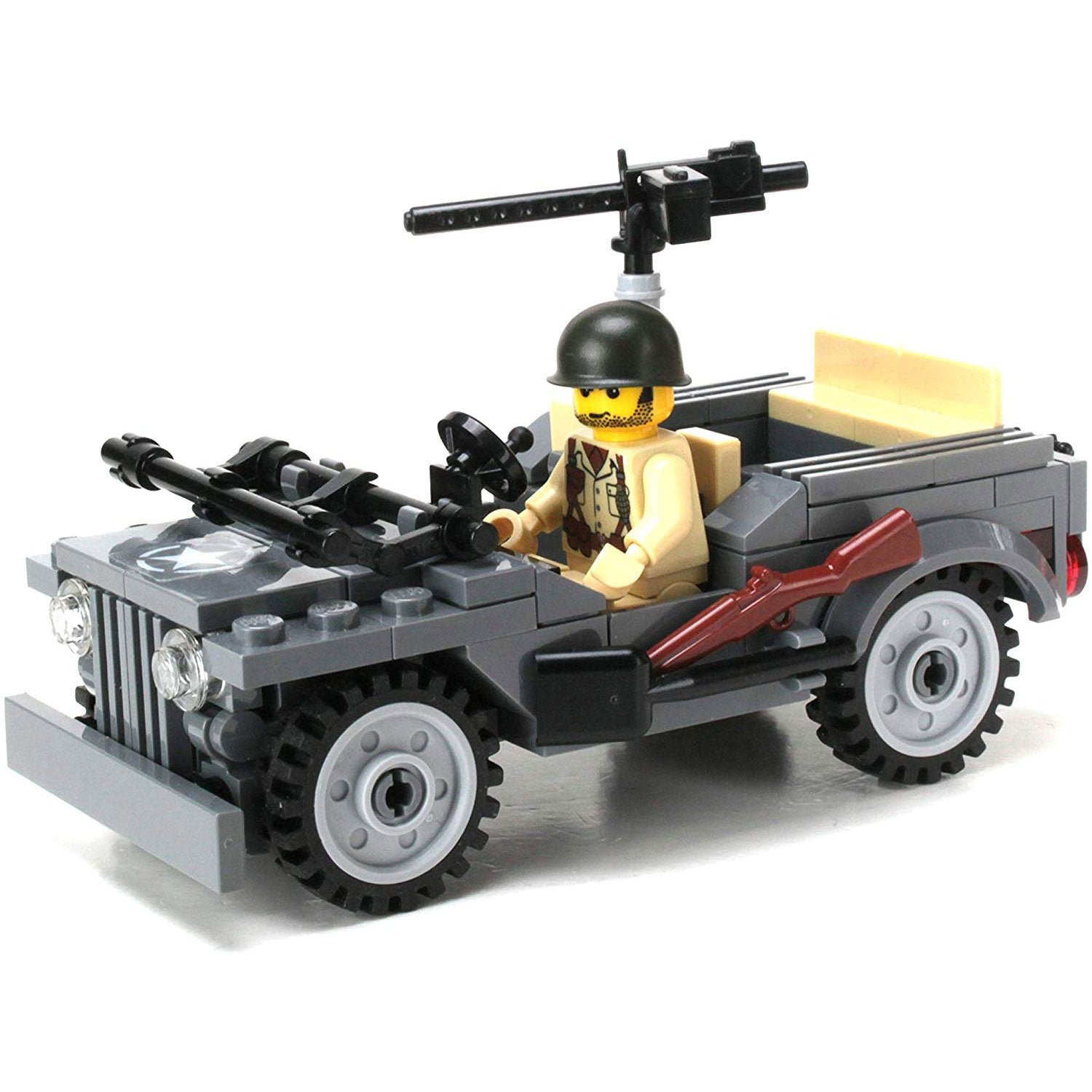 World War 2 Willys Jeep - Custom Military Set made using LEGO bricks – The Shop