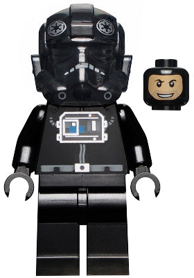 Imperial TIE Fighter Pilot (Black Head) - LEGO Star Wars Minifigure (2 – The Show Shop