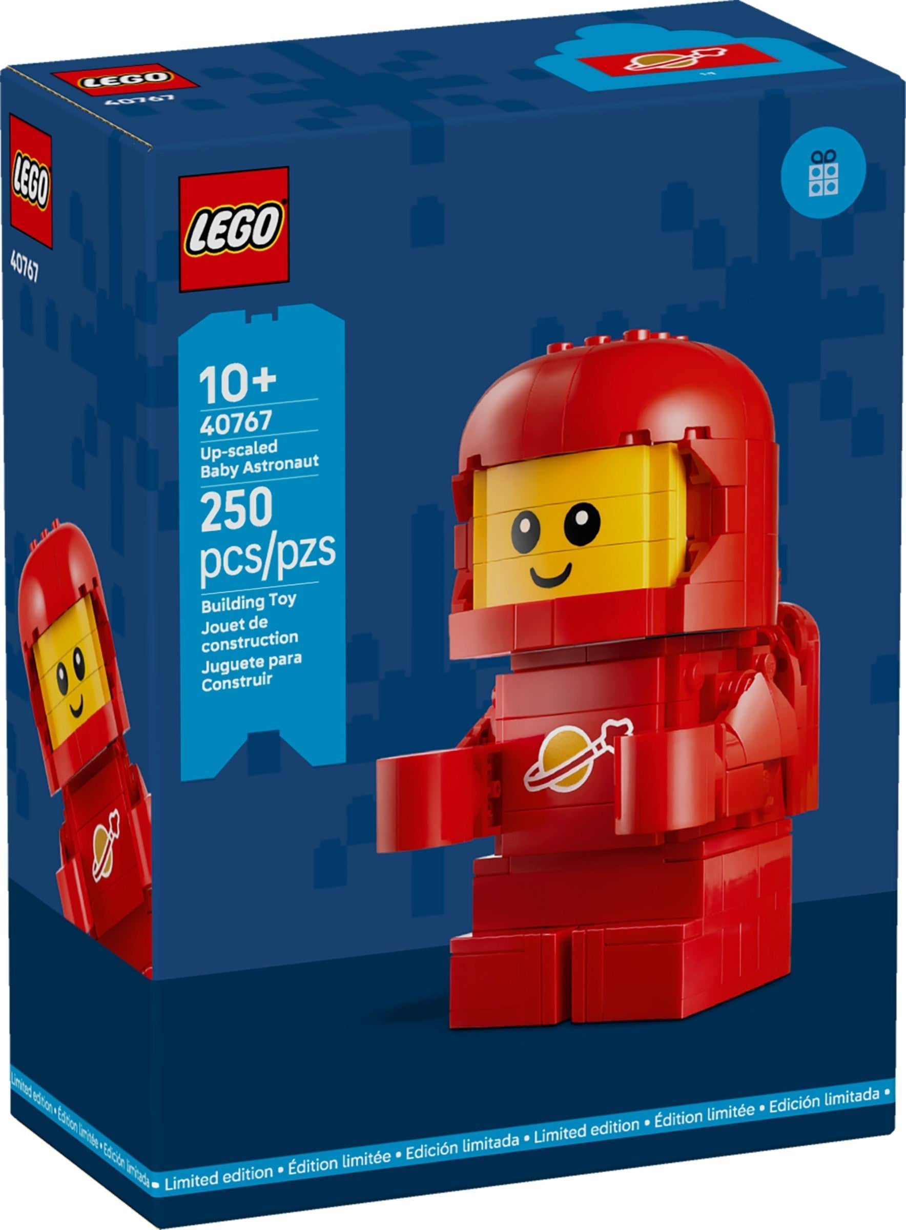 LEGO 40767 Up-Scaled Baby Astronaut GWP Set Revealed – Classic Space Collectible Incoming