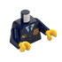 Police Officer Torso (Earth Blue) - Official LEGO® Part