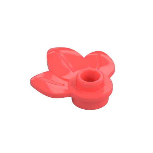 Plant Plate, Round 1 x 1 with 3 Leaves - Official LEGO® Part