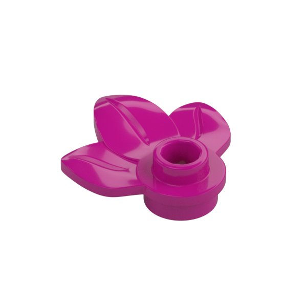 Plant Plate, Round 1 x 1 with 3 Leaves - Official LEGO® Part