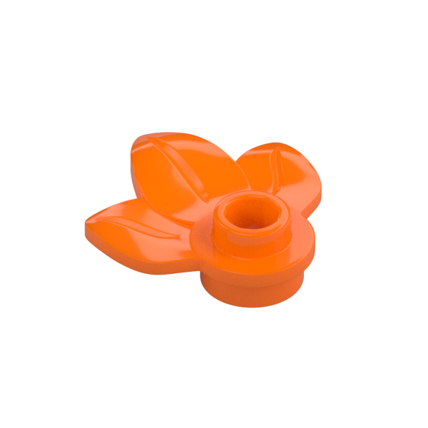 Plant Plate, Round 1 x 1 with 3 Leaves - Official LEGO® Part