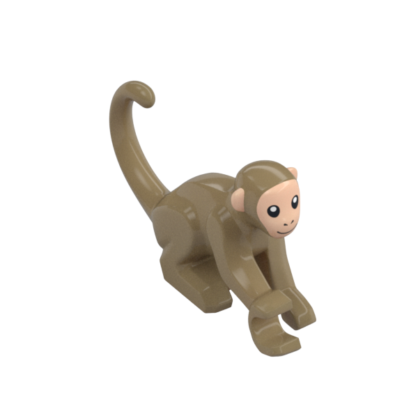 Monkey (Sand Yellow) - Official LEGO® Part