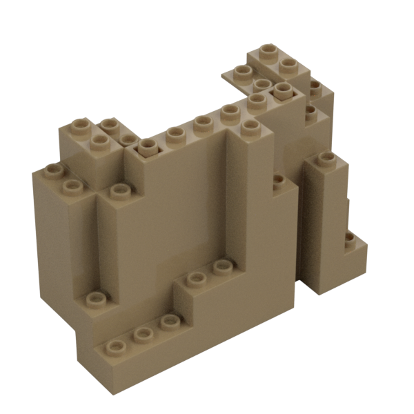 Rock, Panel 4 x 10 x 6 Rectangular (BURP) - Official LEGO® Part