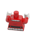 Red Santa Clause Torso w/ White Hands - Official LEGO® Part
