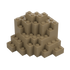 Rock, Panel 8 x 8 x 6 Medium Symmetric (MURP) - Official LEGO® Part