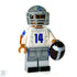 #22 WR St. Brown Detroit Football Player Minifig made using LEGO parts - B3 Customs