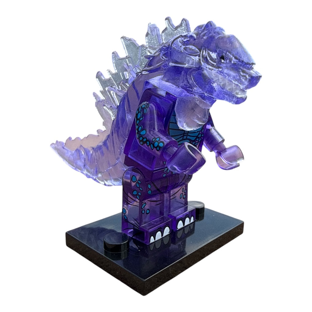 Trans-Purple Crystal Godzilla Minifig