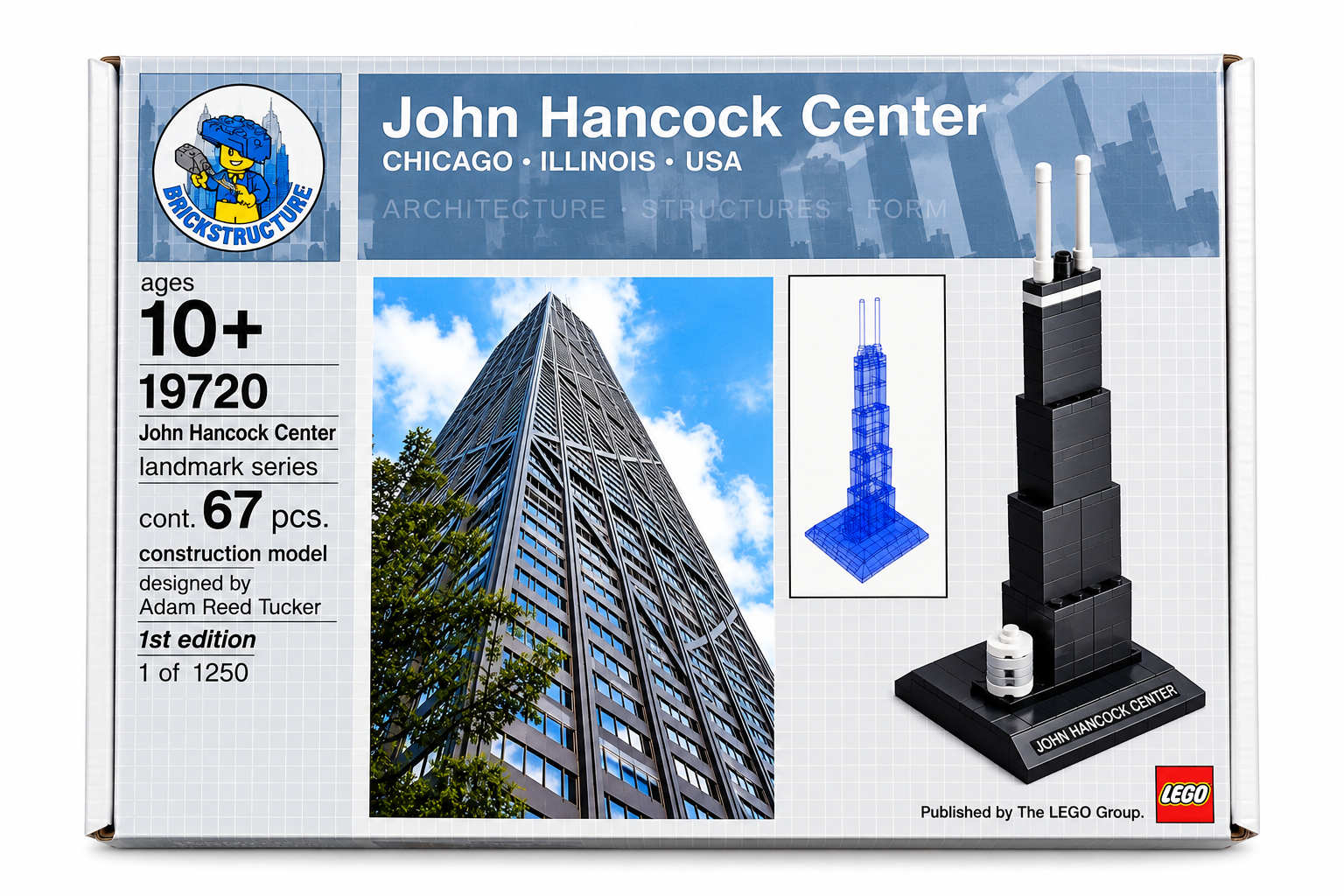 LEGO Architecture John Hancock Center {First Edition} Set (19720)