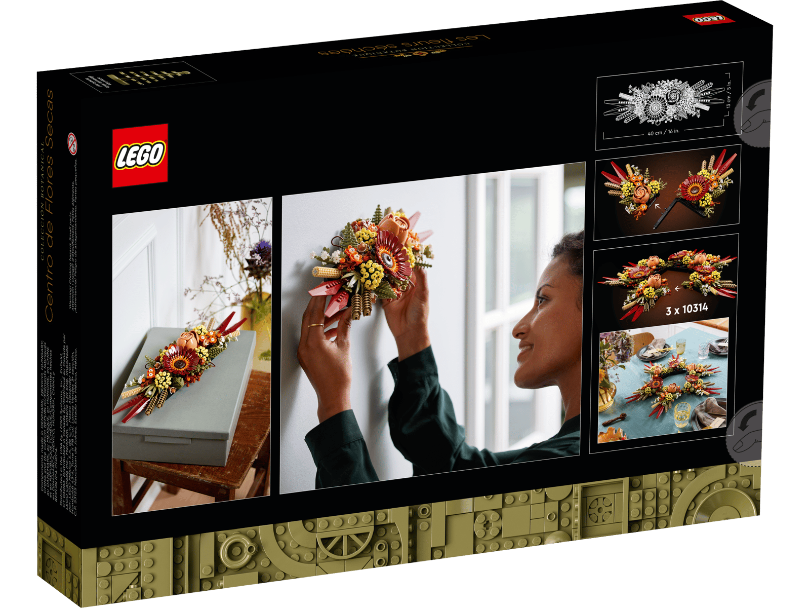 LEGO Botanical Dried Flower Centerpiece Set (10314)