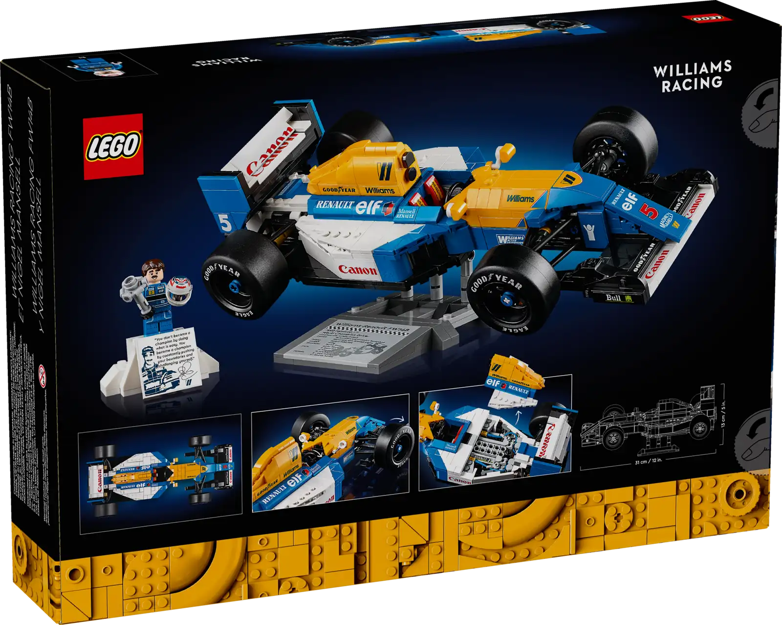 LEGO Icons Williams Racing FW14B & Nigel Mansell Set (10353)