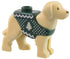 Tan Dog / Labrador with Christmas Holiday Sweater - LEGO City Minifigure (2024)