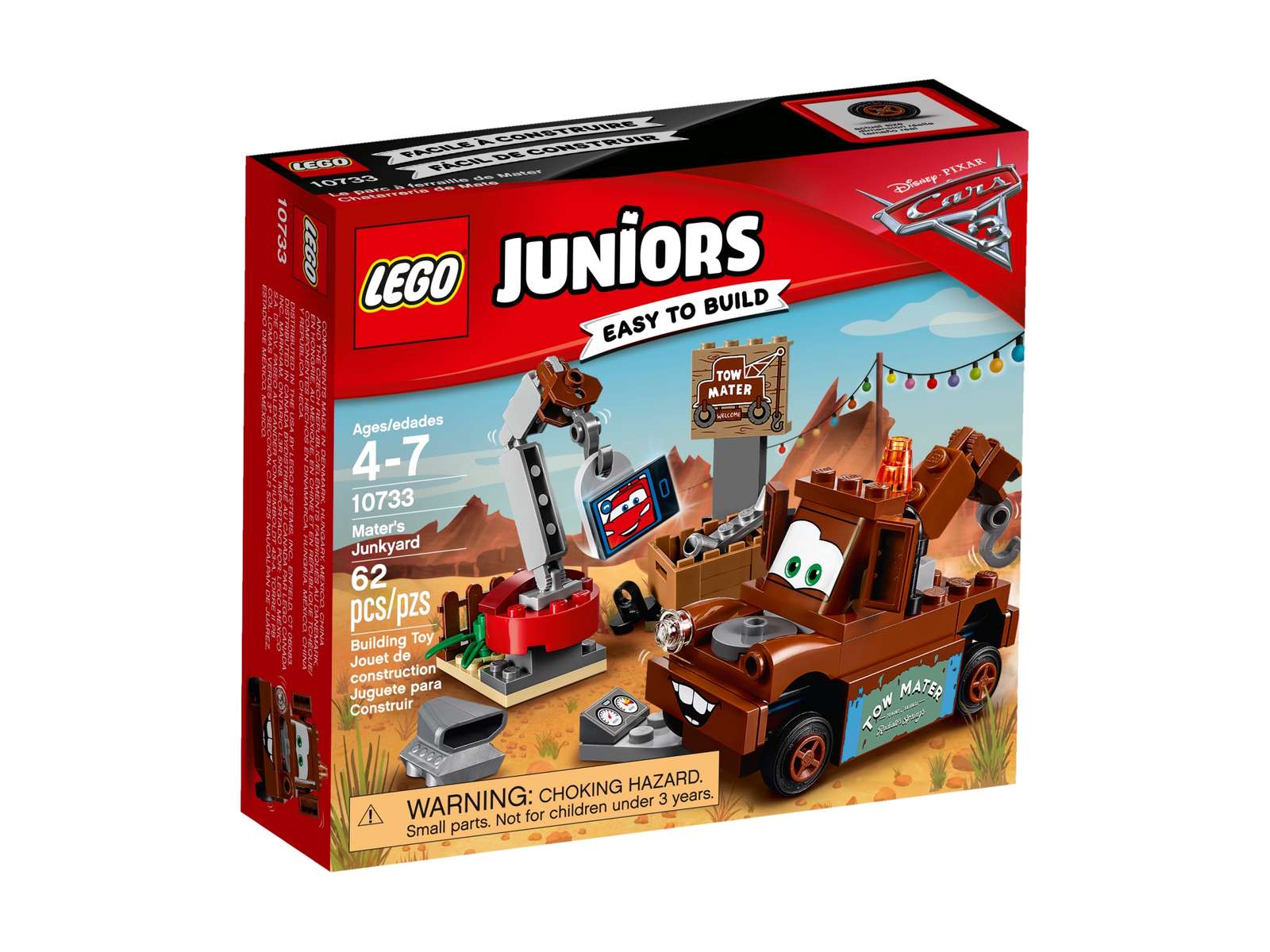 LEGO Juniors Cars 3 Mater's Junkyard Set (10733)