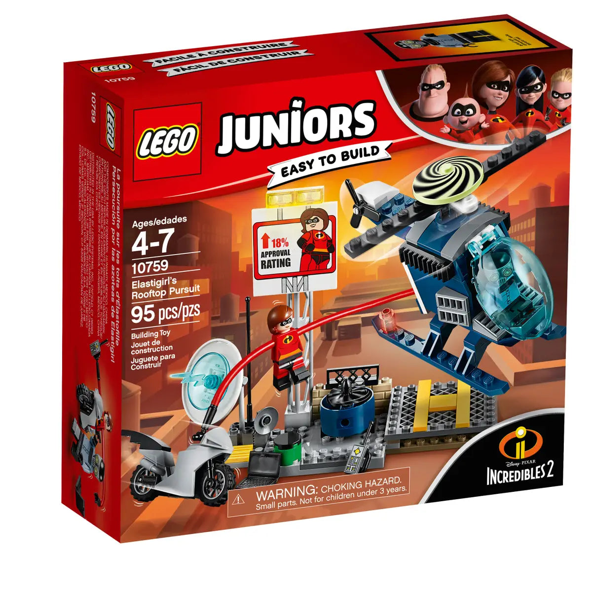 LEGO Disney Incredibles 2 Elastigirl's Rooftop Pursuit Set (10759)