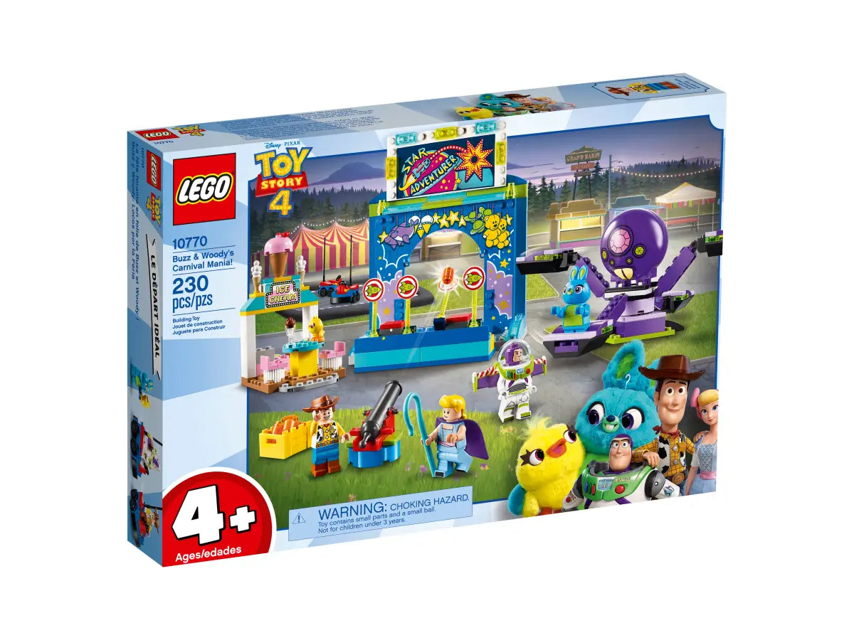 LEGO Disney Toy Story 4 Buzz & Woody's Carnival Mania! Set (10770)