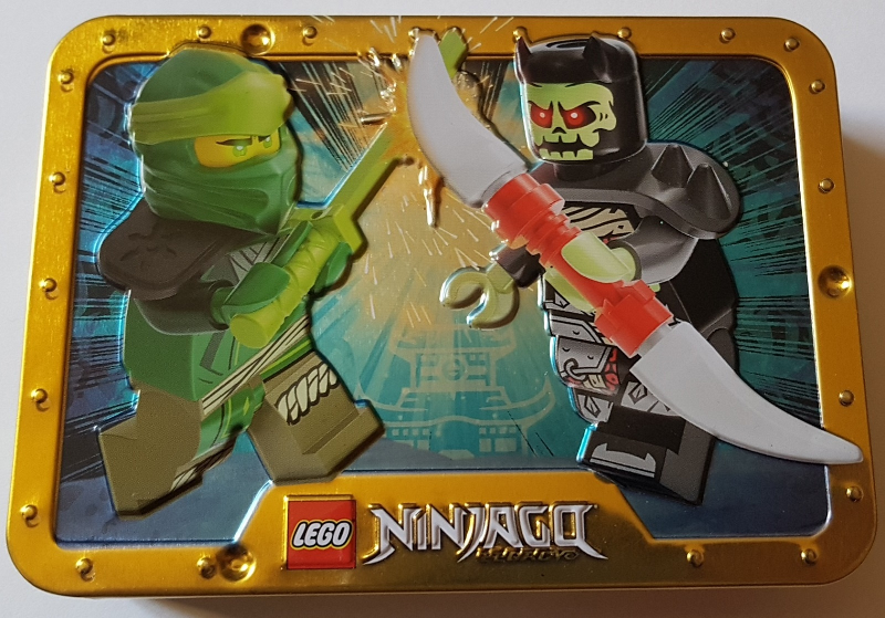 LEGO Ninjago Legacy: Lloyd vs. Bone Warrior Minifigures in Metal Box (112325)