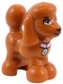 Dog / Poodle (Dark Orange) - Official LEGO® Part