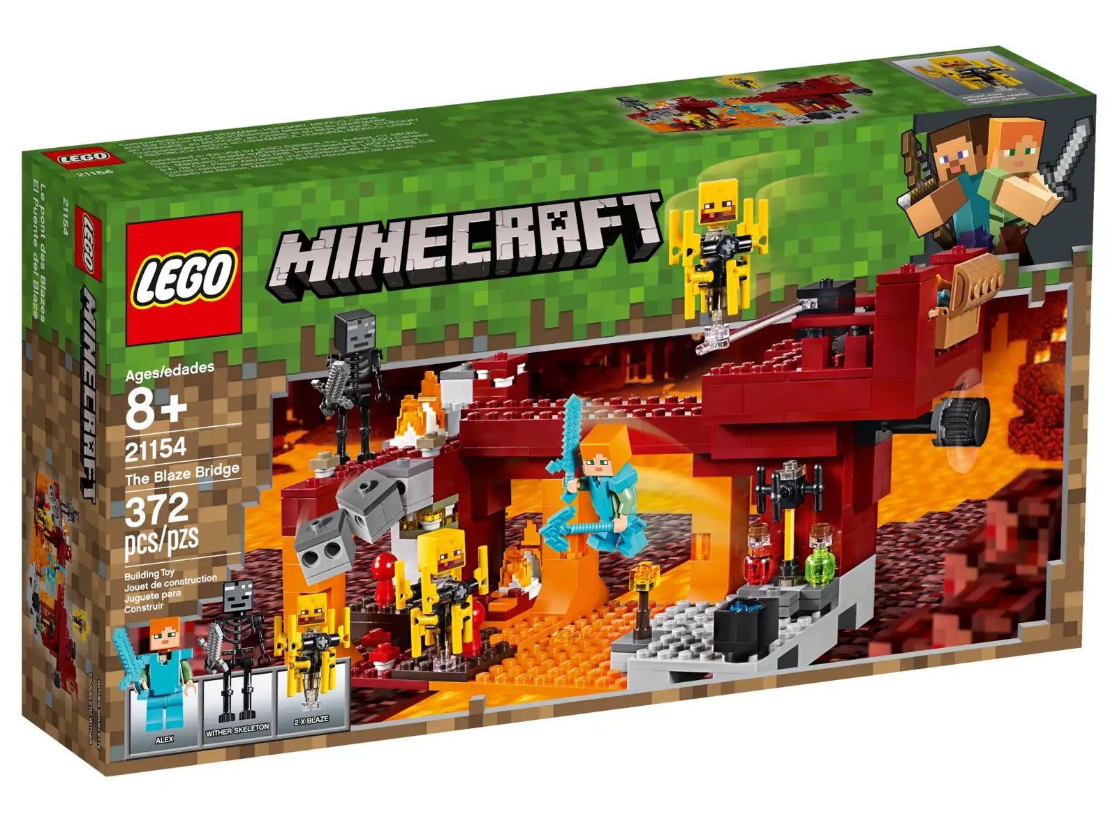 LEGO Minecraft The Blaze Bridge Set (21154)