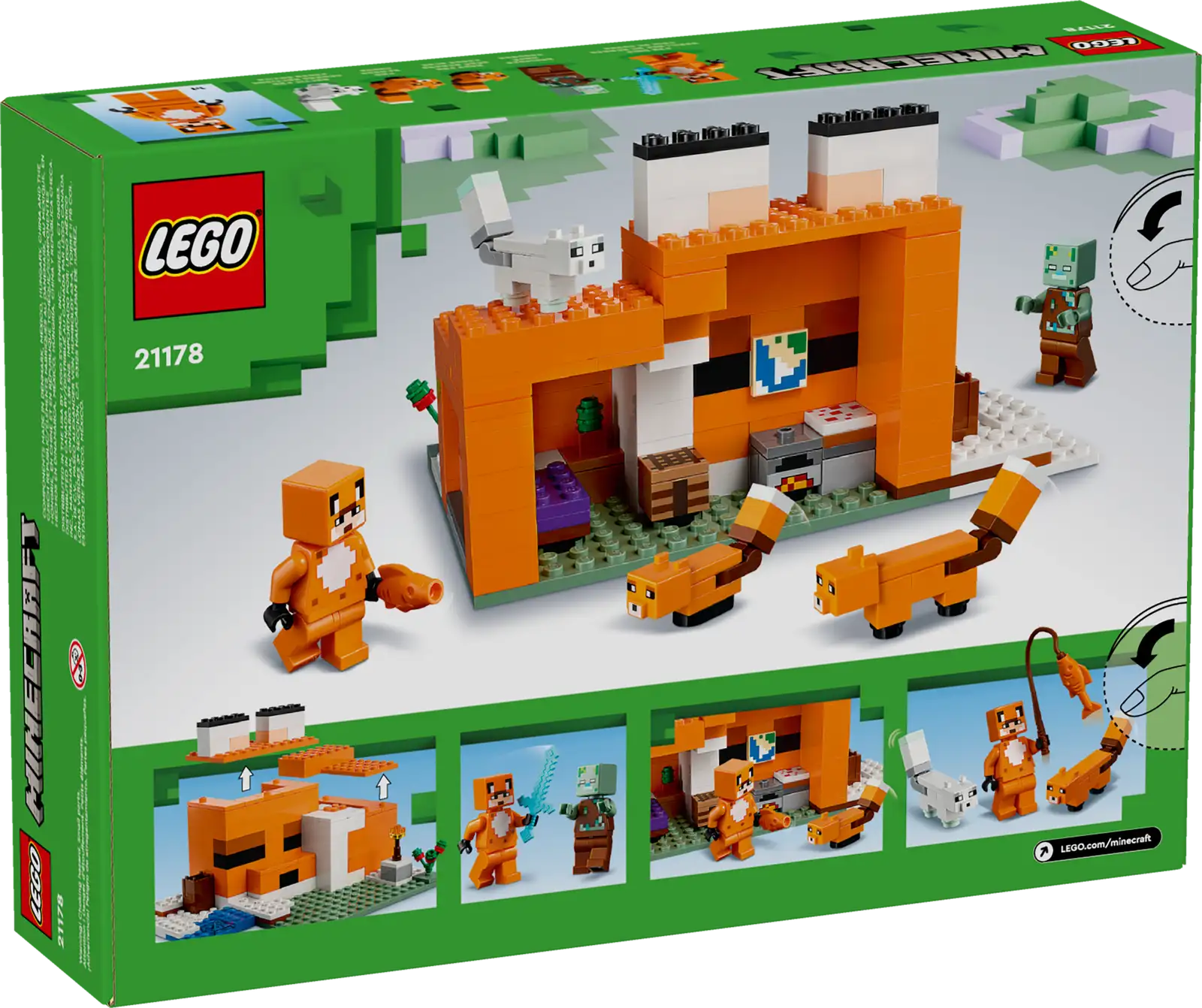 LEGO Minecraft The Fox Lodge Set (21178)