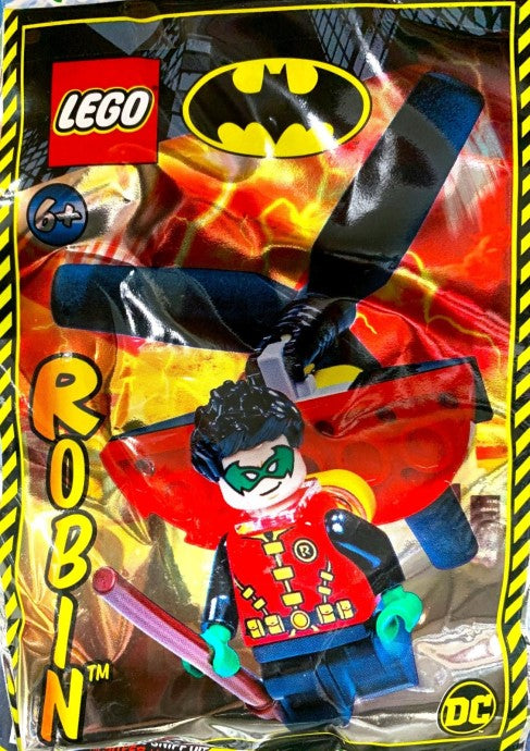 Robin Minifigure and Heli-Pack - LEGO Superheroes DC Comics Foil Pack (212221)
