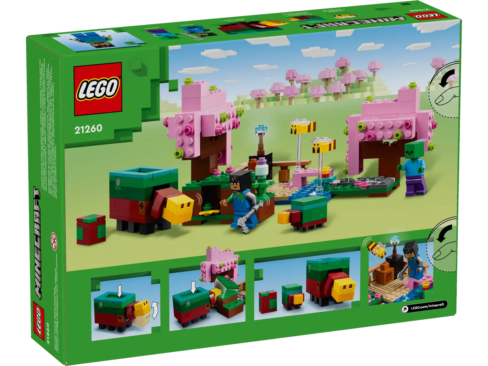 LEGO Minecraft The Cherry Blossom Garden Set (21260)