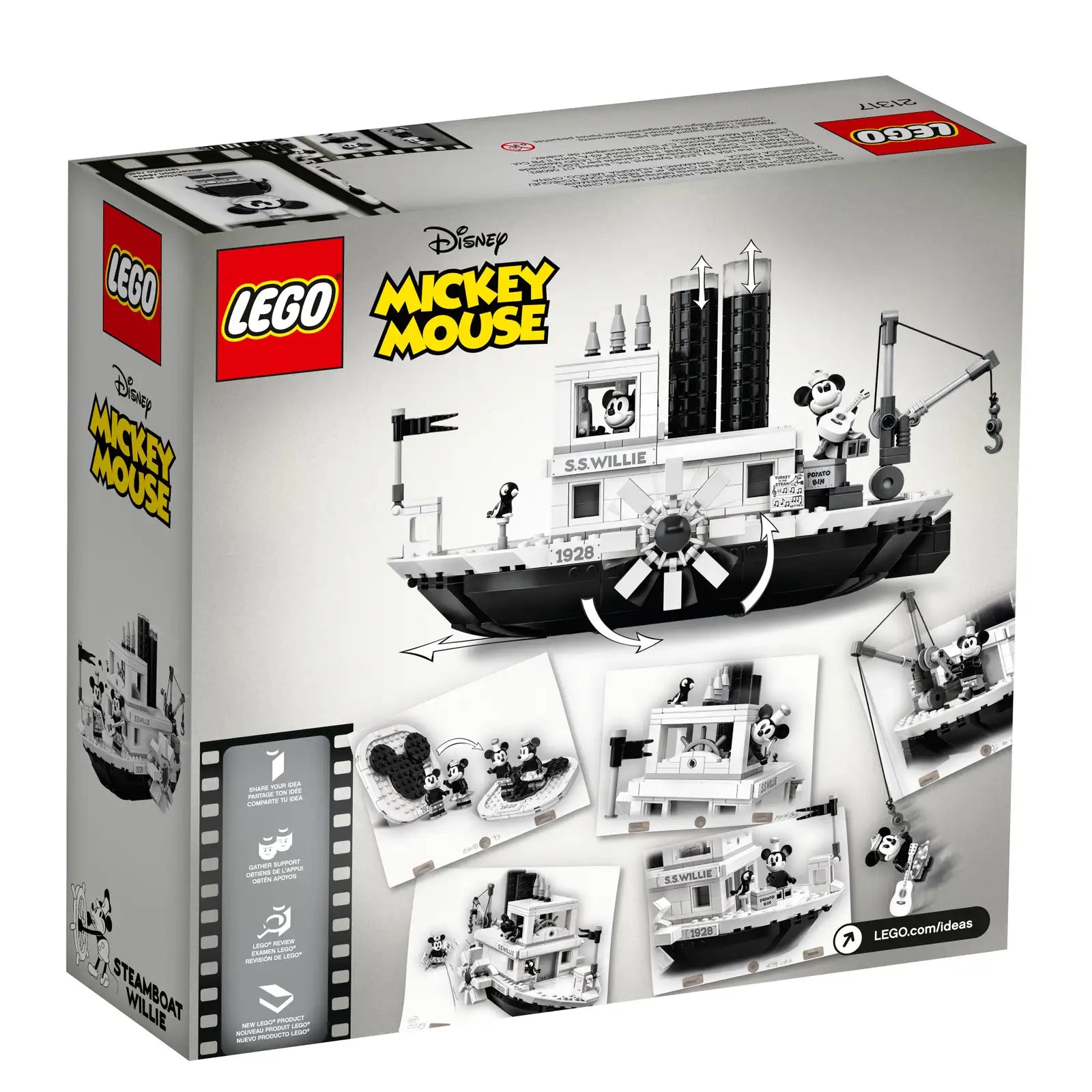 LEGO Disney Steamboat Willie Set (21317)