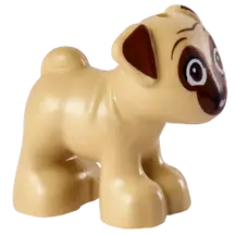 Pug, Dog (Tan) - Official LEGO® Part (2024)